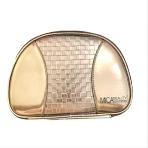 Mica cosmetics bag with brush, necklace, gift card NWT